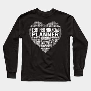 Certified Financial Planner Heart Long Sleeve T-Shirt